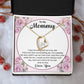 Mommy Necklace Gift from Bump with Message Card