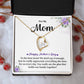 Best Mom Necklace Gift for Mother's Day with Card