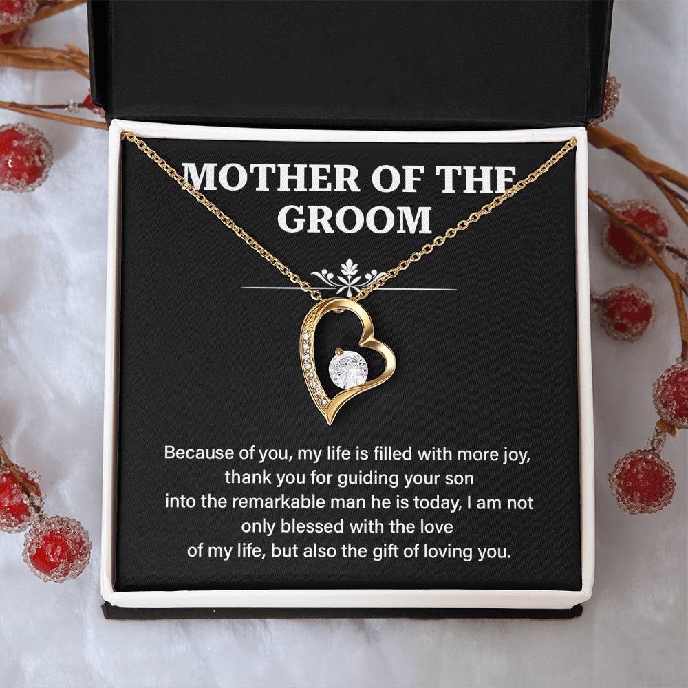 To The Mother Of The Groom Mother Of The Groom Necklace Gift Sentimental Jewelry For Mother Of The Groom Jewelry Gift For Groom's Mom Special Gift For Groom's Mom Meaningful Gift For Groom's Mother Supportive Gift For Mother Unique Gift For Mother