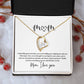 Necklace Gift for Mom From Kids With Sentimental Card