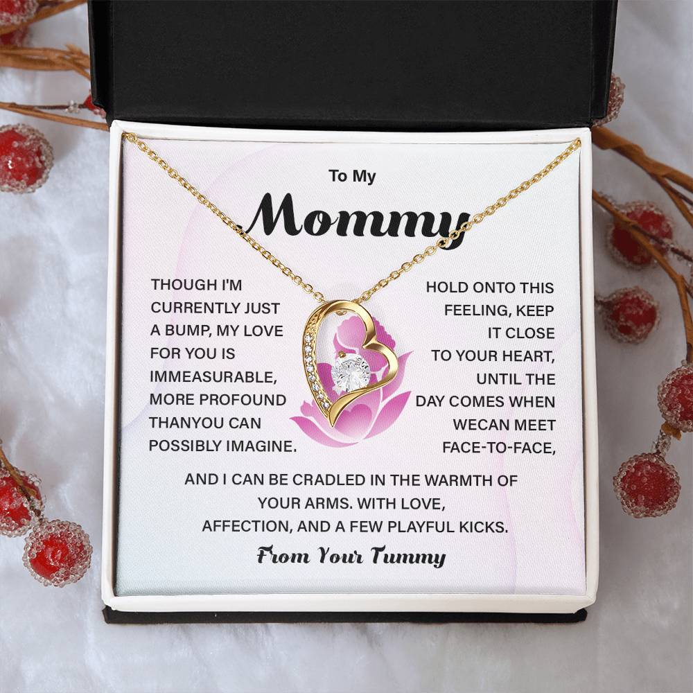 Mommy Necklace Gift from Baby Bump