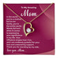 Mom Necklace Gift with Loving Message Card