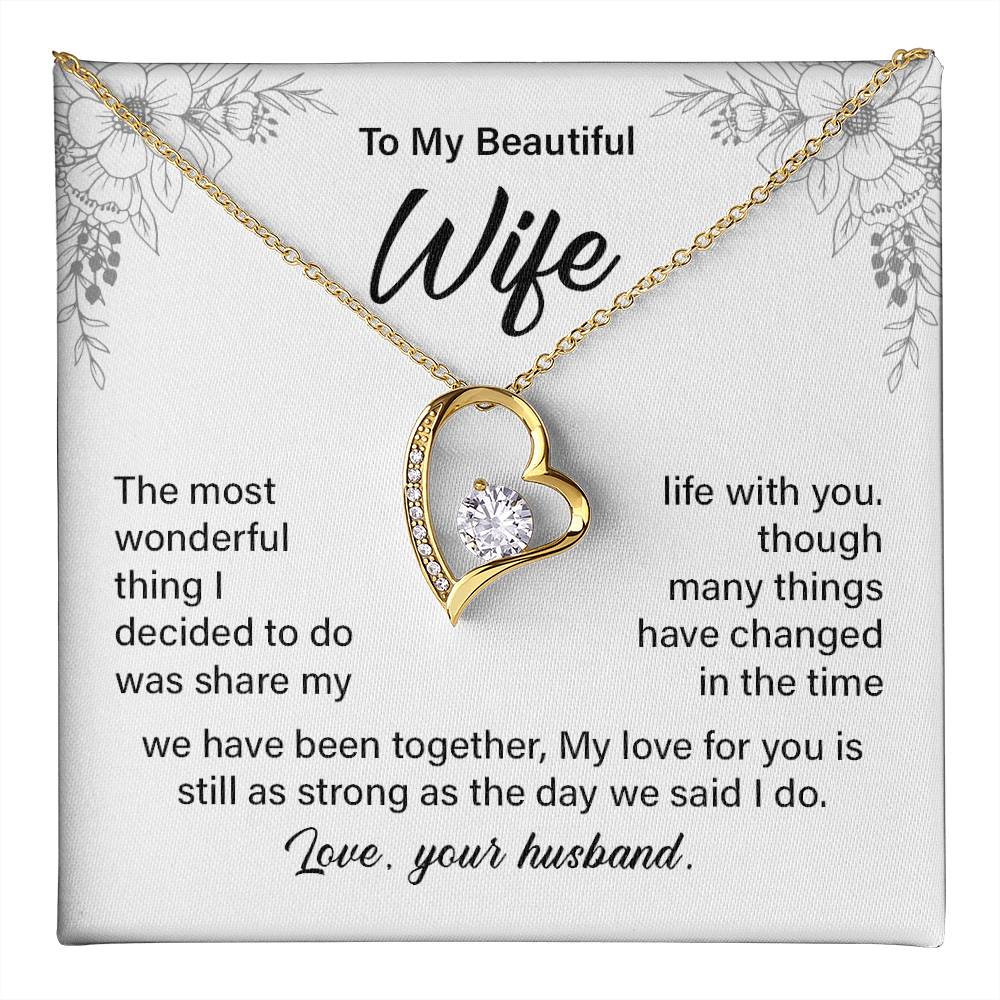 Romantic Gift for Wife from Husband with Love Note
