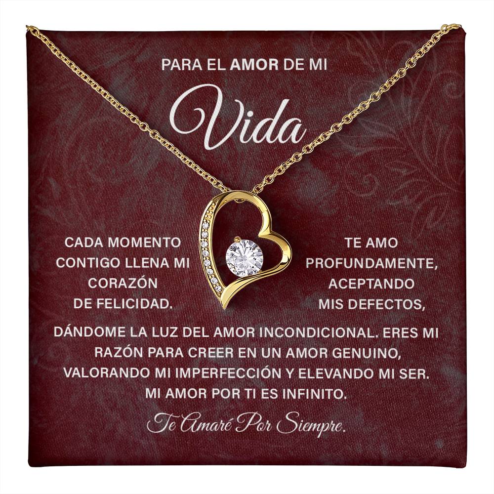 To the Love of My Life Infinity Necklace Gift Box