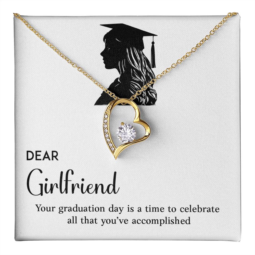 Dear Girlfriend Necklace Graduation Necklace Gift Necklace For Graduation Day Sentimental Graduation Gift Proud Partner Graduation Gift Necklace For New Beginnings Gift For Girlfriend’s Graduation Necklace For Future Success Gift For Girlfriend