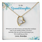 Granddaughter Necklace from Grandpa – Keepsake Gift Box