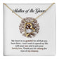 Mother of Groom Necklace Gift from Bride with Message Card