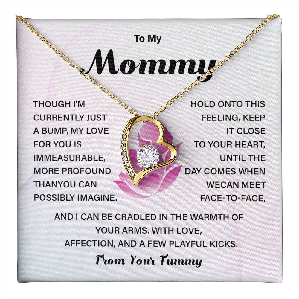 Mommy Necklace Gift from Baby Bump