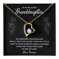 Granddaughter Necklace Gift from Grandpa – Message Card