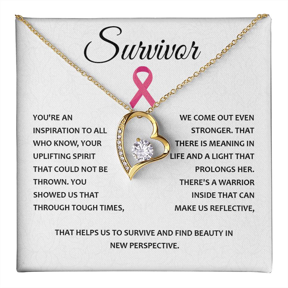 You're A Survivor Survivor Necklace Uplifting Spirit Necklace Meaningful Gift Supportive Gift For Fighters Motivational Jewelry Never Give Up Necklace Cancer Survivor Jewelry Breast Cancer Necklace For Soulmate Stronger Necklace