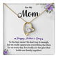 Best Mom Necklace Gift for Mother's Day with Card