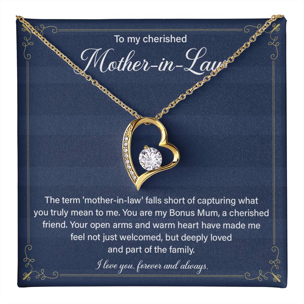 Jewelry Gift for Special Mother-in-law With Message Card