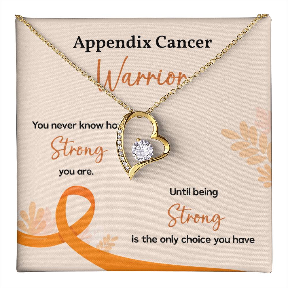 Appendix Cancer Warrior Gift – Message Card Inside