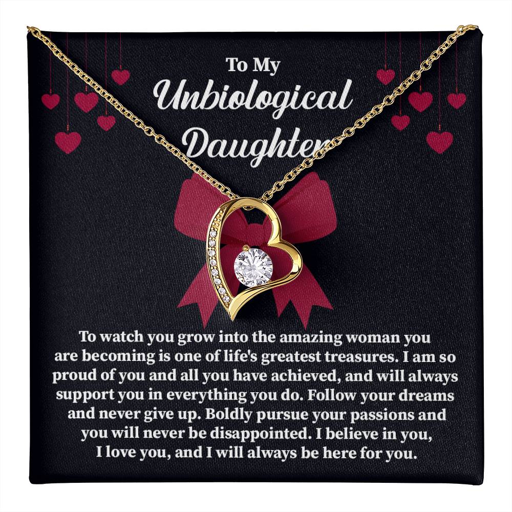 Unbiological Daughter Necklace from Bonus Mom