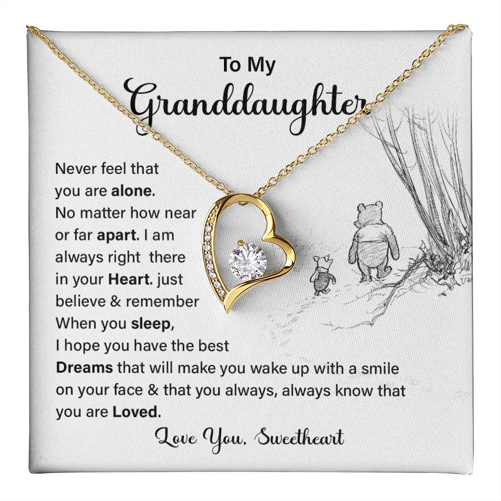 To My Granddaughter Gift From Grandpa With Heartfelt Message Card
