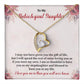 Unbiological Daughter Necklace – Heart Pendant Gift