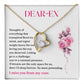 Gift for Ex-Lover – Regretful Necklace with Heartfelt Note