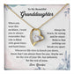 Granddaughter Necklace from Grandpa – Encouraging Message Card