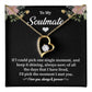 Soulmate Heart Necklace with Message Card & Gift Box