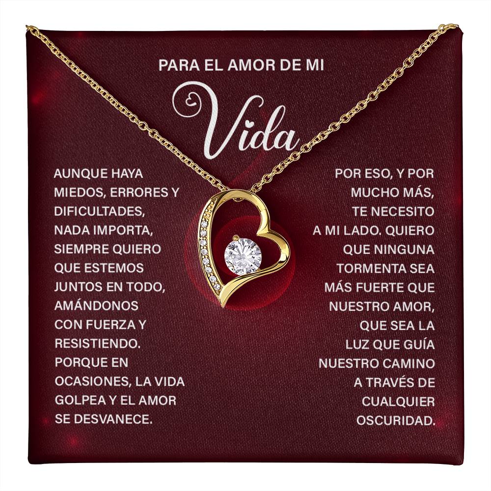 Spanish Love Necklace Gift for Wife or Girlfriend