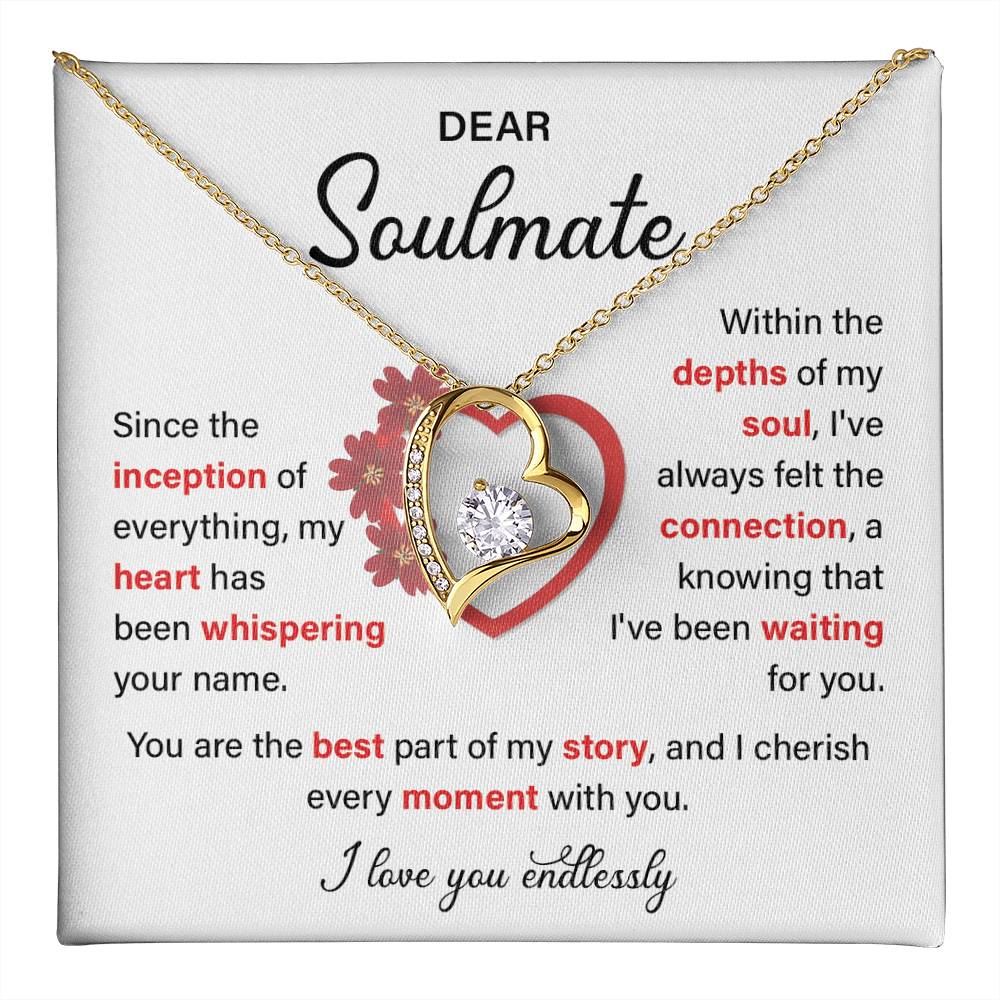 Dear soulmate since the inception.