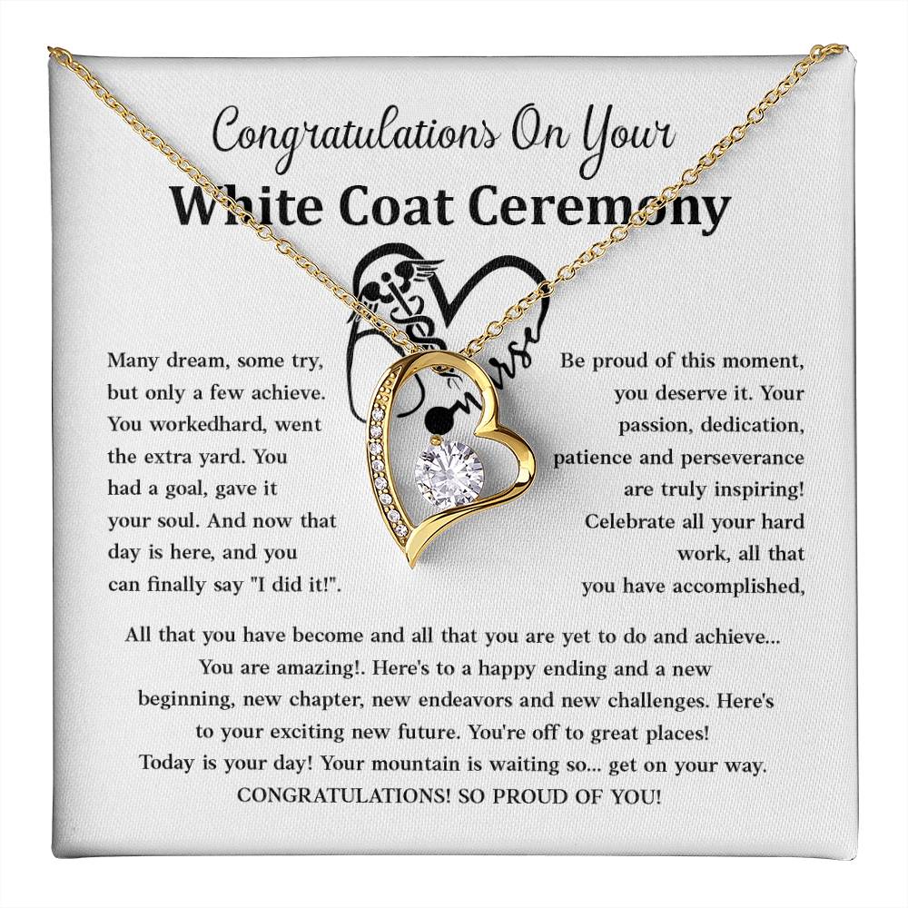 Congratulations On Your White Coat Ceremony You Can Conquer Necklace New Chapter Necklace Personal Growth Jewelry Motivational Jewelry White Coat Ceremony Congratulations Necklace Meaningful Gift For Graduates Emotional Connection Necklace