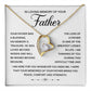 Loss of Father Memorial Necklace with Gift Box