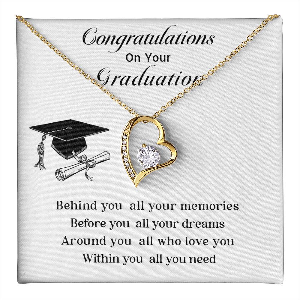 Congratulations On Your Graduation Necklace Graduation Necklace Gift Necklace For Graduate’s Special Day Gift For Graduate’s New Journey Necklace For Graduate’s Memories Gift For Graduate’s Success Emotional Gift For Graduates