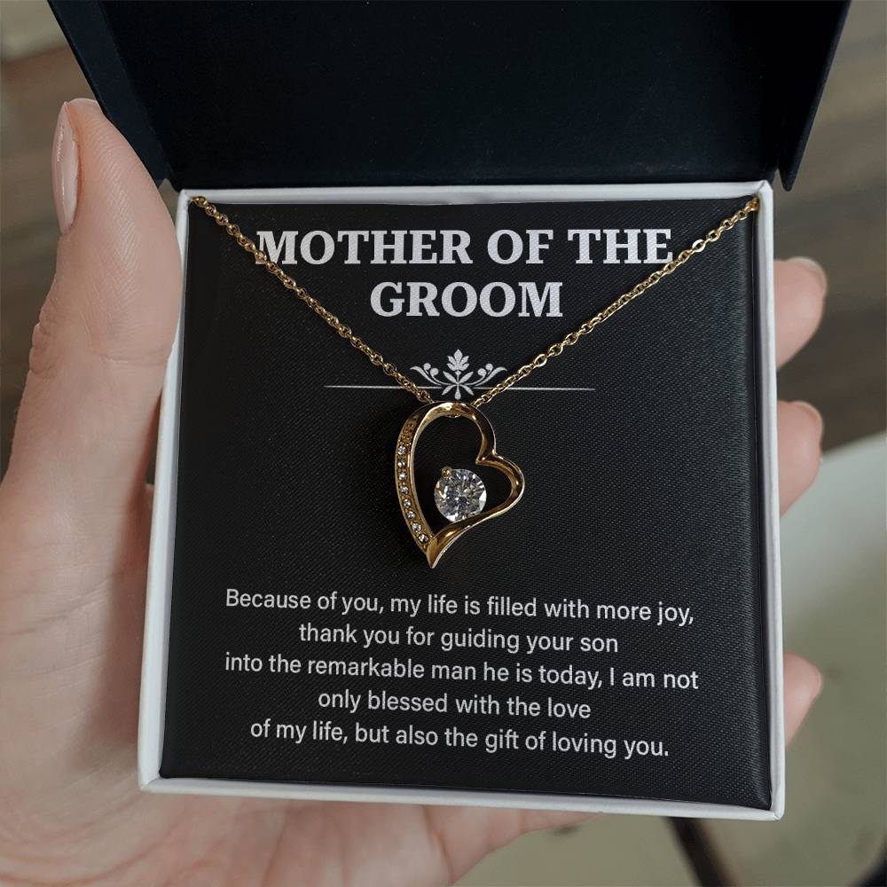 To The Mother Of The Groom Mother Of The Groom Necklace Gift Sentimental Jewelry For Mother Of The Groom Jewelry Gift For Groom's Mom Special Gift For Groom's Mom Meaningful Gift For Groom's Mother Supportive Gift For Mother Unique Gift For Mother