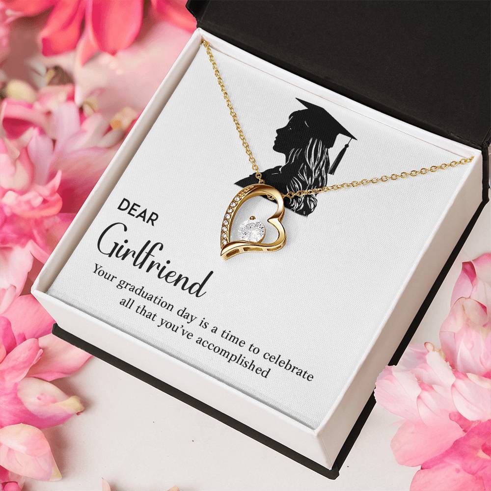 Dear Girlfriend Necklace Graduation Necklace Gift Necklace For Graduation Day Sentimental Graduation Gift Proud Partner Graduation Gift Necklace For New Beginnings Gift For Girlfriend’s Graduation Necklace For Future Success Gift For Girlfriend