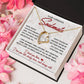 To My Gorgeous Soulmate Necklace Gift- When I Needed Shelter In Someone's Ams, Valentine's Day Soulmate Jewelry With A Meaningful Message Card.