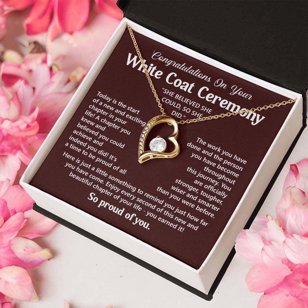 Congratulations On Your White Coat Ceremony You Can Conquer Necklace You Are Amazing Necklace Personal Development Jewelry Motivational Jewelry Gift From Dad Meaningful Gift For Graduates New Chapter Necklace Congratulations Necklace