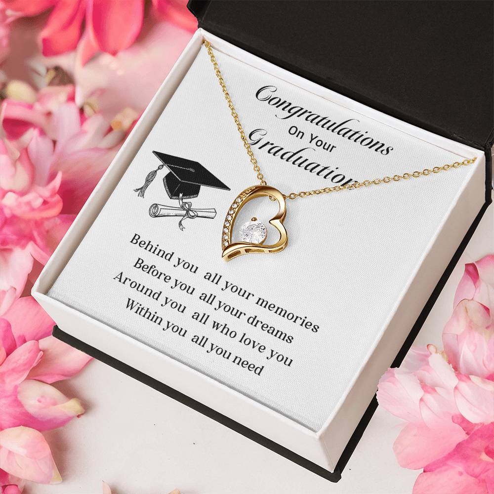 Congratulations On Your Graduation Necklace Graduation Necklace Gift Necklace For Graduate’s Special Day Gift For Graduate’s New Journey Necklace For Graduate’s Memories Gift For Graduate’s Success Emotional Gift For Graduates