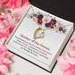 Mother of Groom Gift Necklace with Message Card