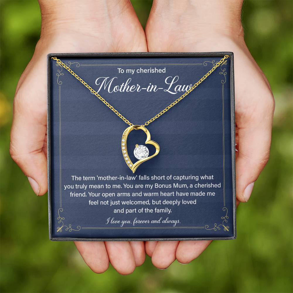 Jewelry Gift for Special Mother-in-law With Message Card
