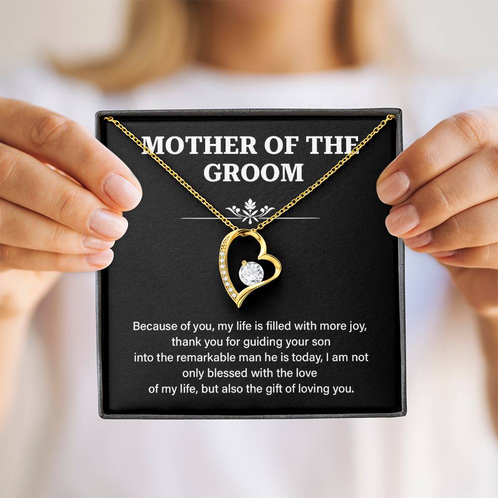 To The Mother Of The Groom Mother Of The Groom Necklace Gift Sentimental Jewelry For Mother Of The Groom Jewelry Gift For Groom's Mom Special Gift For Groom's Mom Meaningful Gift For Groom's Mother Supportive Gift For Mother Unique Gift For Mother