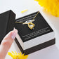 White Coat Ceremony Necklace Gift with Congratulations Card