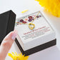 Mother of Groom Gift Necklace with Message Card