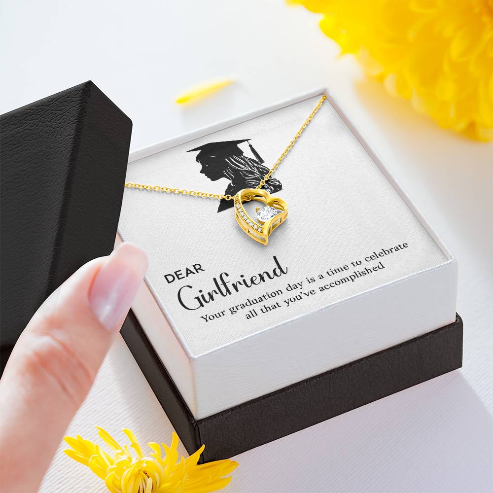 Dear Girlfriend Necklace Graduation Necklace Gift Necklace For Graduation Day Sentimental Graduation Gift Proud Partner Graduation Gift Necklace For New Beginnings Gift For Girlfriend’s Graduation Necklace For Future Success Gift For Girlfriend