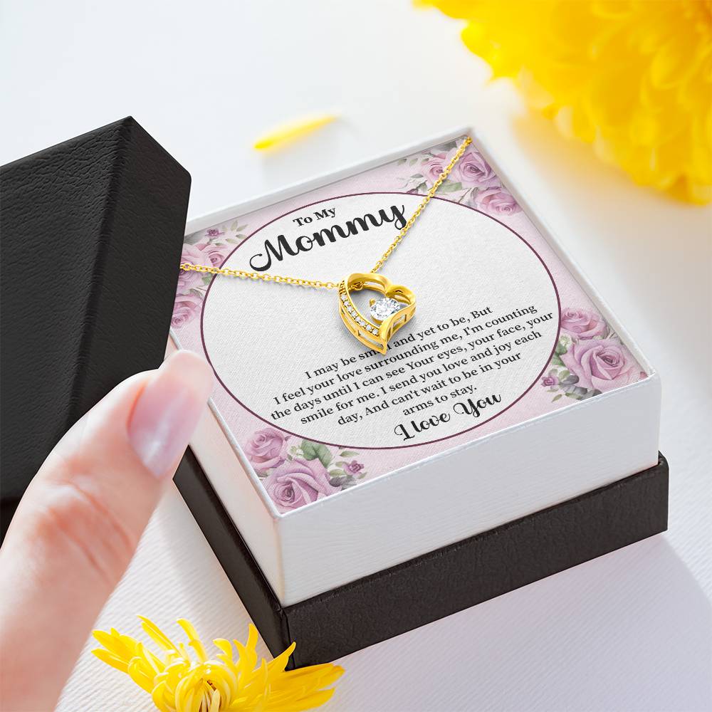Mommy Necklace Gift from Bump with Message Card
