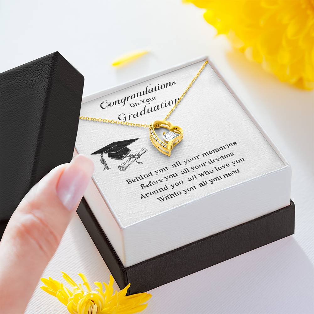 Congratulations On Your Graduation Necklace Graduation Necklace Gift Necklace For Graduate’s Special Day Gift For Graduate’s New Journey Necklace For Graduate’s Memories Gift For Graduate’s Success Emotional Gift For Graduates