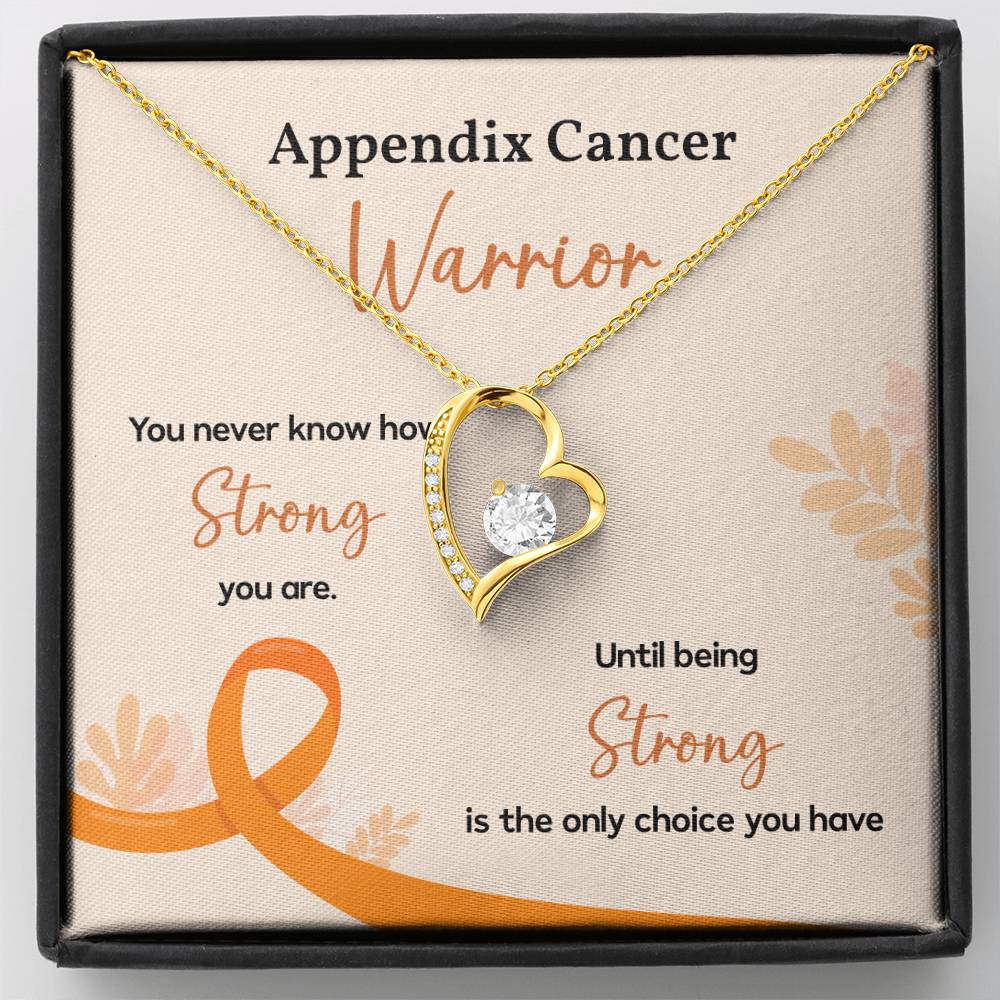 Appendix Cancer Warrior Gift – Message Card Inside