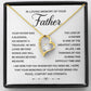 Loss of Father Memorial Necklace with Gift Box