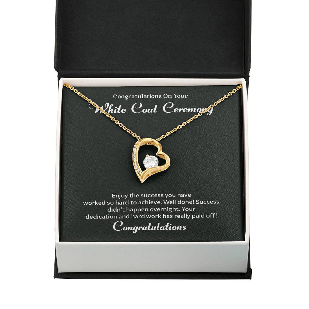 Congratulations On Your White Coat Ceremony Congratulations Necklace Inspirational Jewelry Gift Meaningful Gift For Graduates Proud Of Your Journey Necklace Celebrate Your Success Necklace Emotional Connection Necklace Jewelry For Inspiring Confidence