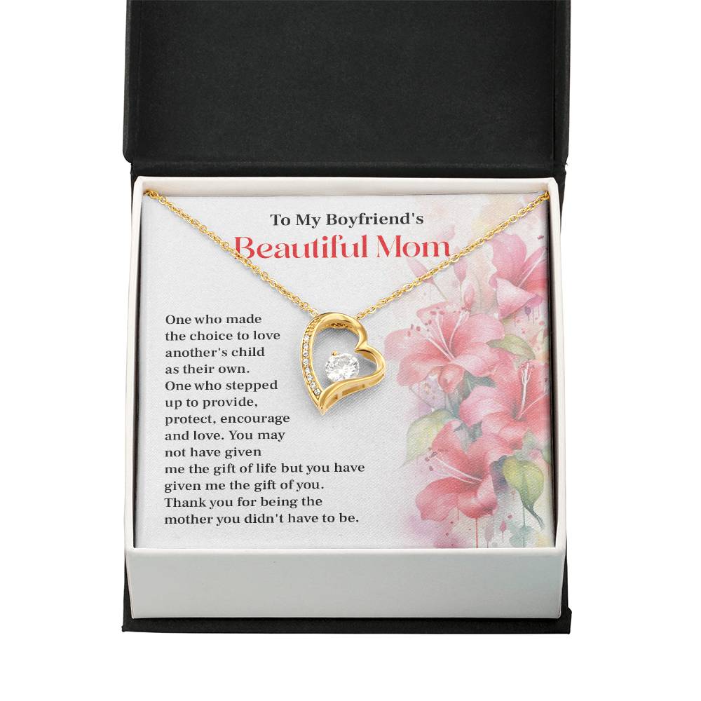 Beautiful Mom Necklace Gift from Boyfriend’s Partner