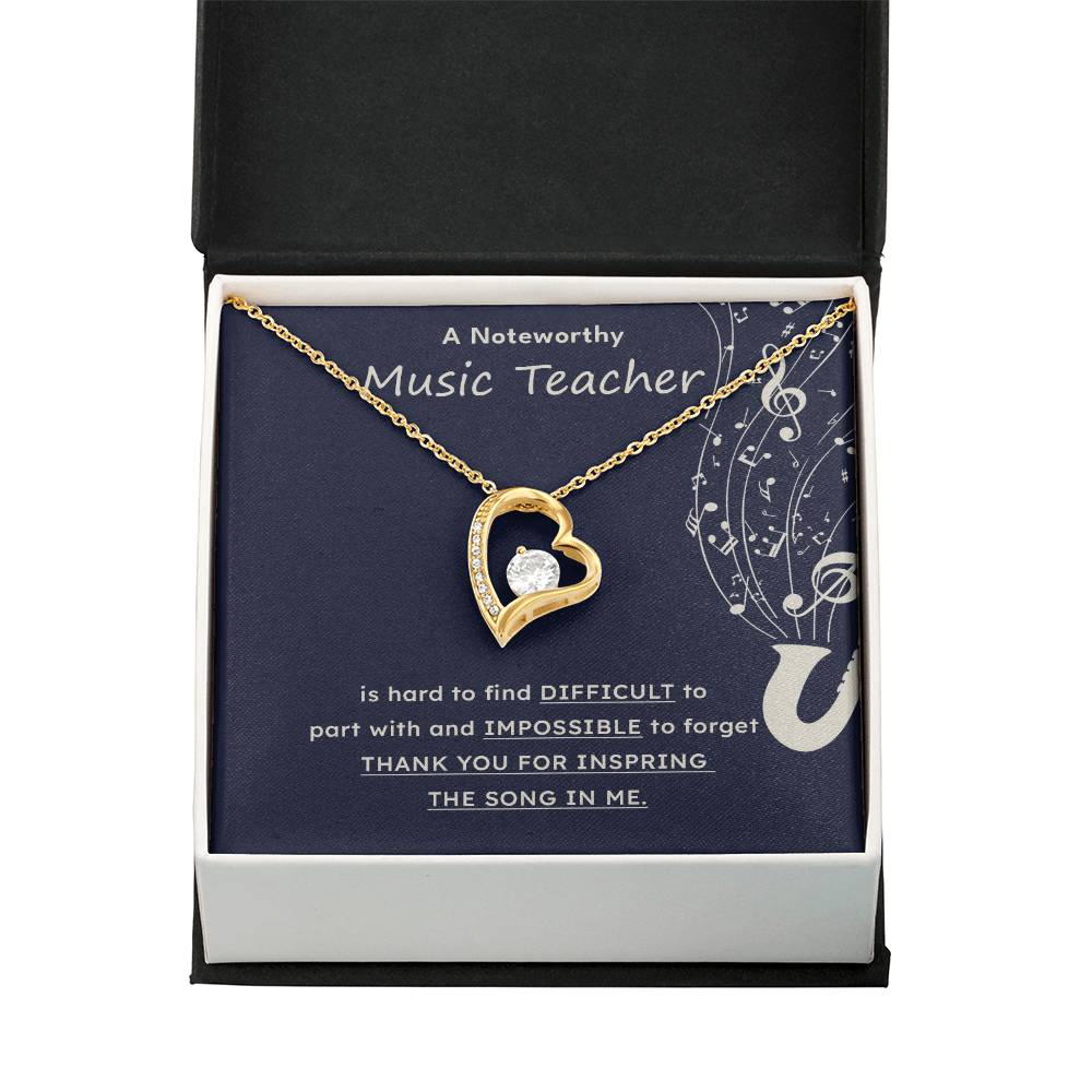 A Noteworthy Music Teacher Artistic Expression Jewelry Melodic Journey Necklace Passion For Music Necklace Soulful Artistry Jewelry Musical Journey Gift Creative Flow Necklace Inspiring Art Jewelry Imaginative Sound Jewelry Cultural Expression Necklace