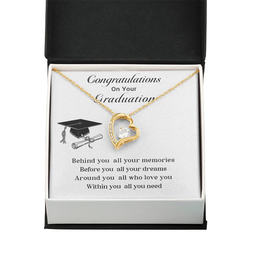 Congratulations On Your Graduation Necklace Graduation Necklace Gift Necklace For Graduate’s Special Day Gift For Graduate’s New Journey Necklace For Graduate’s Memories Gift For Graduate’s Success Emotional Gift For Graduates