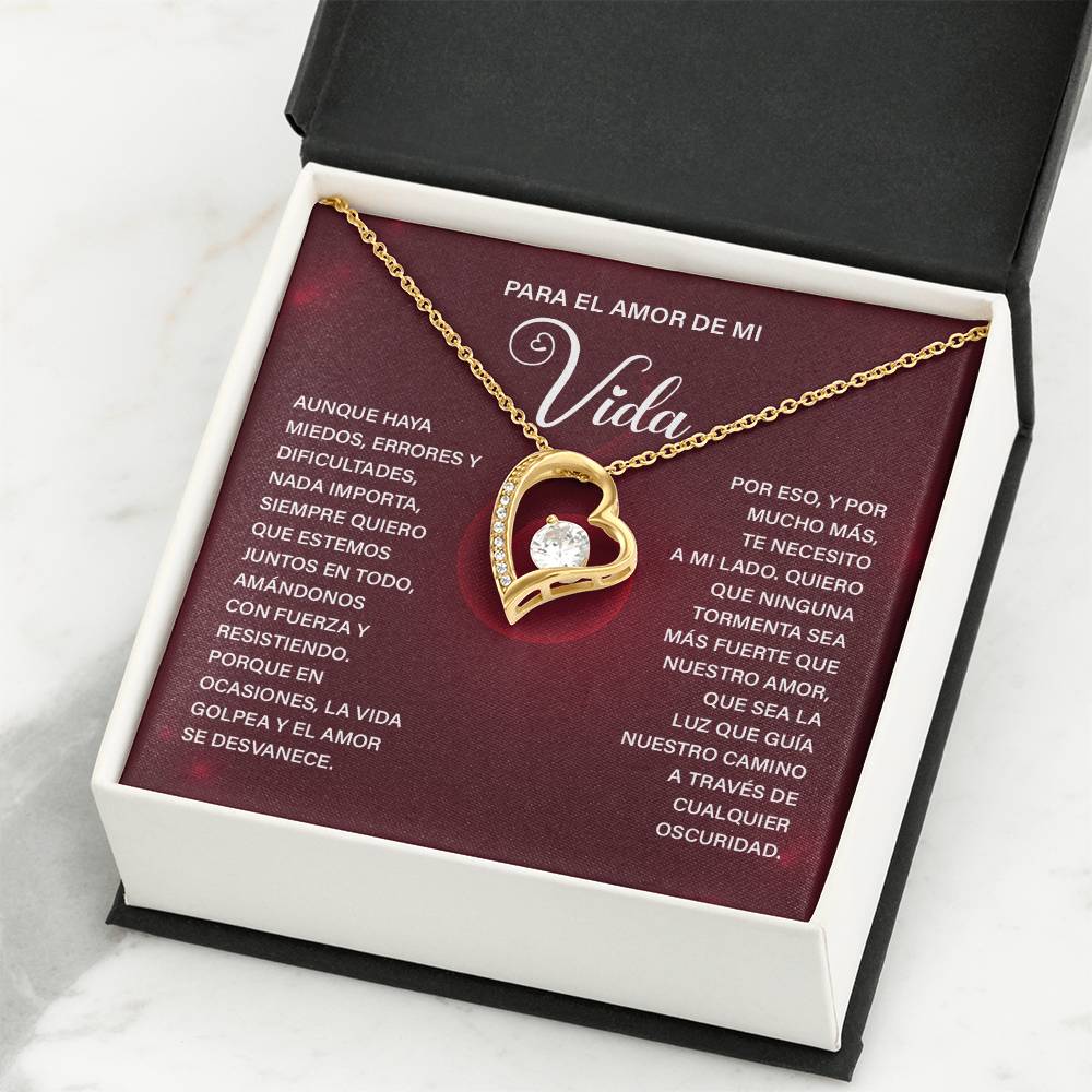 Spanish Love Necklace Gift for Wife or Girlfriend