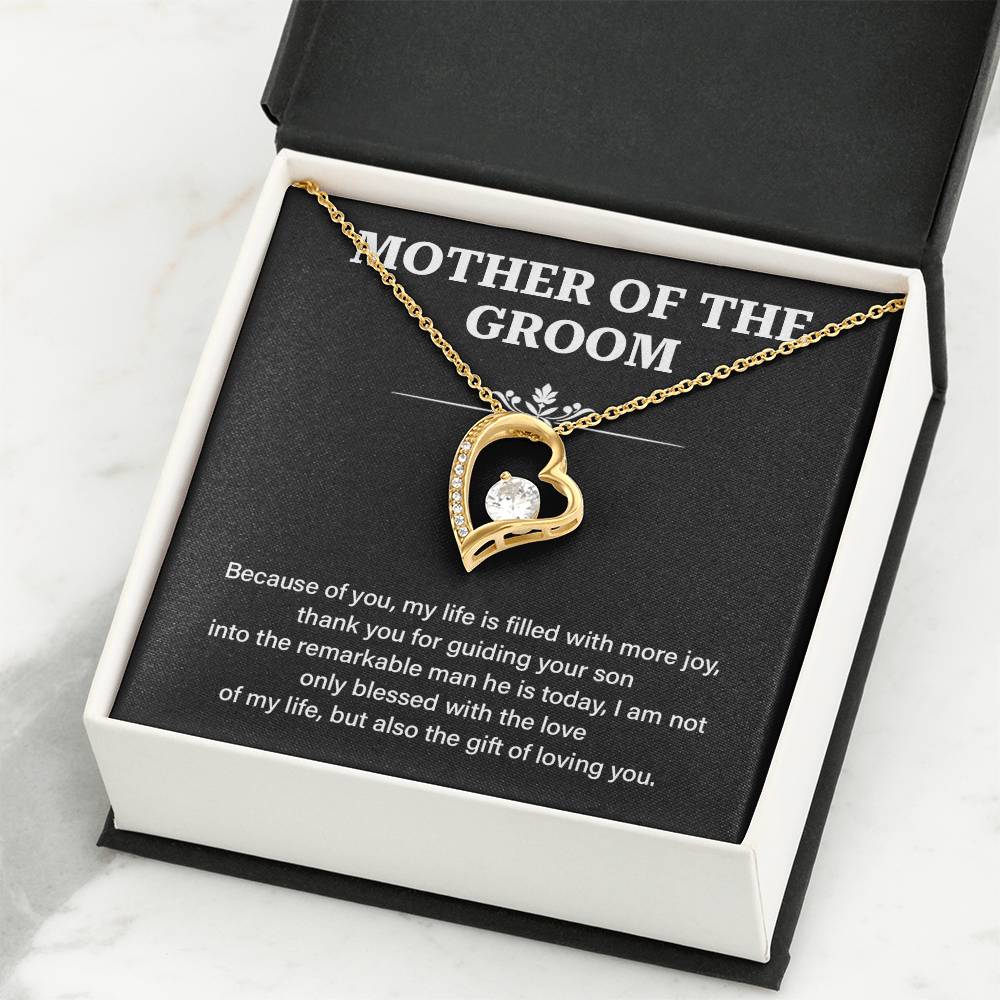 To The Mother Of The Groom Mother Of The Groom Necklace Gift Sentimental Jewelry For Mother Of The Groom Jewelry Gift For Groom's Mom Special Gift For Groom's Mom Meaningful Gift For Groom's Mother Supportive Gift For Mother Unique Gift For Mother