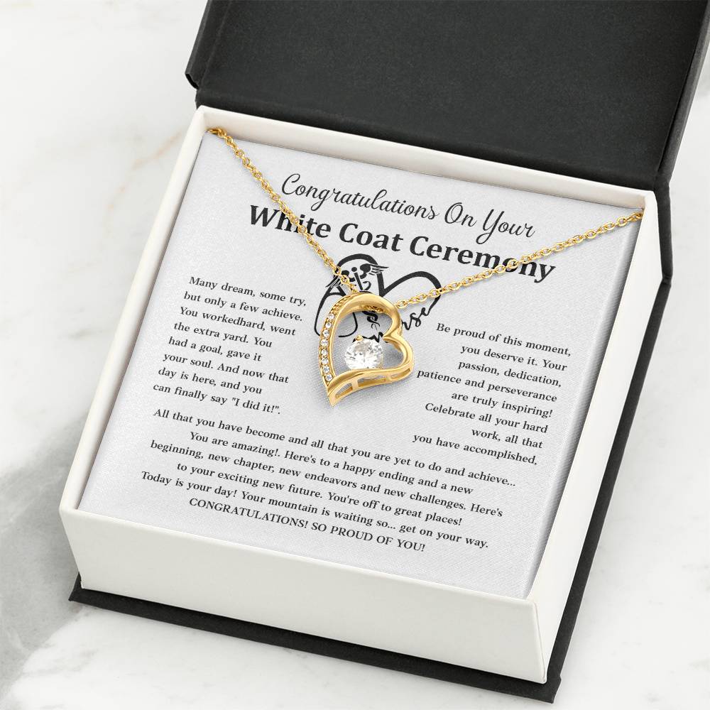 Congratulations On Your White Coat Ceremony You Can Conquer Necklace New Chapter Necklace Personal Growth Jewelry Motivational Jewelry White Coat Ceremony Congratulations Necklace Meaningful Gift For Graduates Emotional Connection Necklace